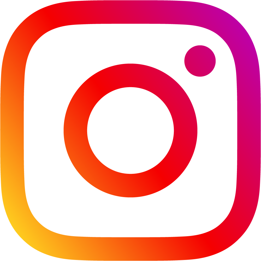 Logo von Instagram ähnelt einer schematischen Darstellung einer Foto-Kamera mit buntem Farbverlauf